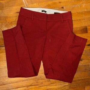 Loft Red Pant, size 0